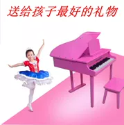 Khai sáng đàn piano nhỏ đồ chơi trẻ em bằng gỗ cơ 37 phím có thể chơi giáo dục sớm khai sáng nhạc cụ tặng quà sinh nhật - Đồ chơi nhạc cụ cho trẻ em