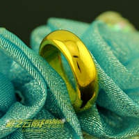 Долговечное глянцевое золотое кольцо для влюбленных, 3D