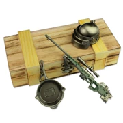 Jedi gà vũ khí trò chơi vật lý xung quanh hạ cánh vào một hộp set rắn gỗ airdrop hộp quà tặng awm ba
