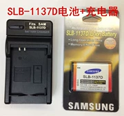 Máy ảnh kỹ thuật số Samsung Blues NV40 NV106 NV11 NV100HD Pin SLB-1137D + Bộ sạc - Phụ kiện máy ảnh kỹ thuật số