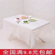 Khăn trải bàn bằng nhựa dày dùng một lần nhà hàng khách sạn nhà khách sạn khách sạn không thấm nước và bàn ăn chống dầu - Các món ăn dùng một lần