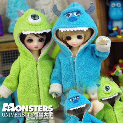 taobao agent AMORS baby clothes YOSD clothes 6 points BJD winter big eyes and hair monster cos small coat [Monster University]
