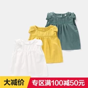 [Khu vực đặc biệt đầy đủ 100 trừ đi 50] bé quần áo vest váy mùa hè mới nữ váy bé Y3532