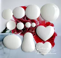 Пластиковый набор материалов, круглый кошелек с аксессуарами в форме сердца, DIY