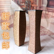 Sàn gỗ rắn bình hoa lớn Sắp xếp hoa Phụ kiện trang trí phòng khách Cà phê thân cây hoa trang trí - Vase / Bồn hoa & Kệ