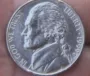 Old coin side mặt mỹ jefferson 5 sinh kỷ niệm coin coin mỹ đồng xu nước ngoài washington đồng tiền cổ