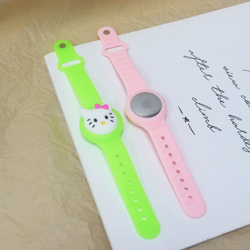 Apple, совместимый силиконовый защитный чехол, часы, мультяшный браслет, милый аксессуар