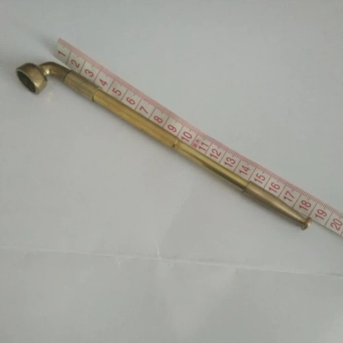 Чистая медная телескопическая сигаретная мешок старого в стиле сухой дым пакет с сигарет с сигарет сигарет сигарет сигарет сигарет с борьбой с сухой дымом сумки дым шелковой сигарет ведро