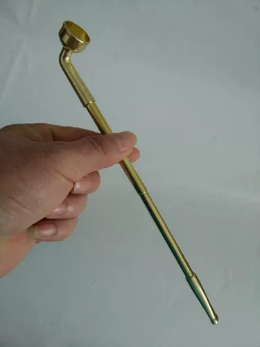 Медное покрытое медью имитация чистая медная телескопическая мешок для дыма старого в стиле сухой сигаретный полюсник имитация кастрюля Имитация чистого бронзового дыма сухой дым измельченный дым