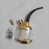 Changda CD-901 Водный табачный горшок с табаком для табака с борьбой с дымом Shri Двухрасково-использование Hengda Cerast -US Табак бутылок (золото и серебро) Бесплатная доставка