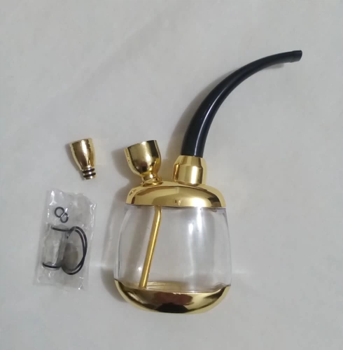 Changda CD-901 Водный табачный горшок с табаком для табака с борьбой с дымом Shri Двухрасково-использование Hengda Cerast -US Табак бутылок (золото и серебро) Бесплатная доставка