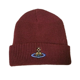 Vivienne Westwood Queen Mother Mother Saturn Вышитая цветовая ярлыка