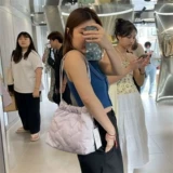 Модное мусорное ведро, сумка на одно плечо, сумка для путешествий, сумка подмышку, Южная Корея, с вышивкой