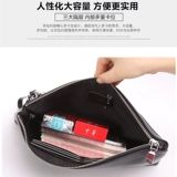 Маленькая сумка клатч, вместительная и большая сумка с петлей на руку, бумажник, Гонконг, коллекция 2023, из натуральной кожи