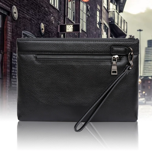 Большая маленькая сумка клатч для отдыха, бумажник, из натуральной кожи, коллекция 2023