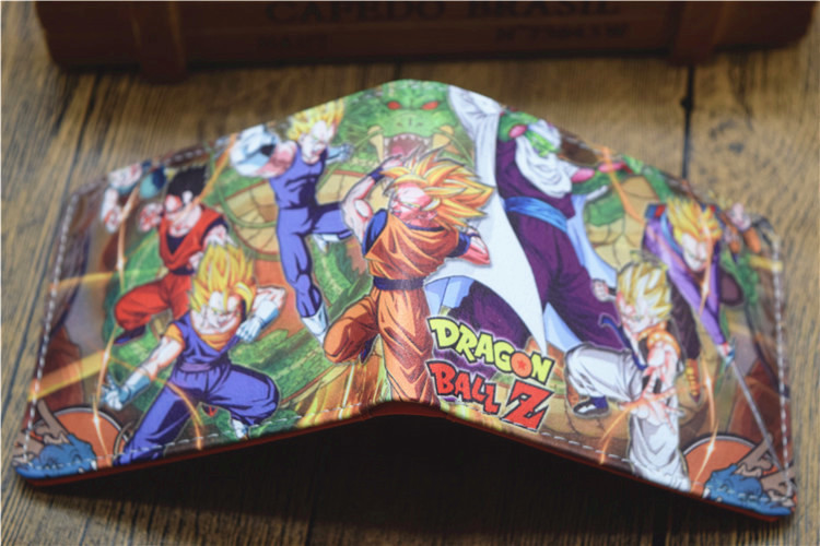 Longzhu YCartoon comic Dragon Ball DRAGONBALL Sun WuKong Saiya people PU student children wallet free shipping