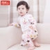 Đồ lót cho bé ở Nam Cực Bộ đồ lót cotton mùa xuân và mùa thu cho bé Áo len cotton mùa thu quần dài bé trai và bé gái mới đồ bộ cho bé trai Quần áo lót