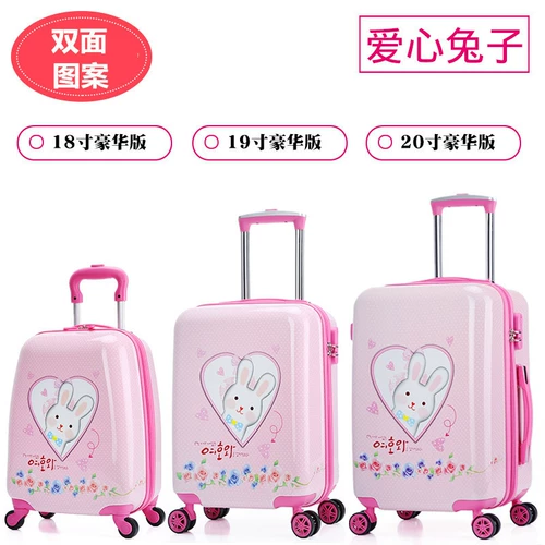 Универсальный мультяшный детский чемодан для девочек, 18 дюймов, 19 дюймов