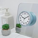 Южнокорейские водонепроницаемые часы всасывание часы творческие часы ванная комната ванная комната всасывание стена наклейка стеклянная холодильница наклейка часы кухня часы