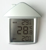 Домик, термометр, тестер, простой и элегантный дизайн, скандинавский стиль