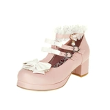 Оригинальные японские милые туфли с бантиком для принцессы, стиль Лолита