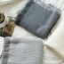 chăn Muji waffle Bắc Âu sofa văn phòng chăn bông chăn thú chăn giường trải giường tua Qi - Ném / Chăn men long cuu Ném / Chăn