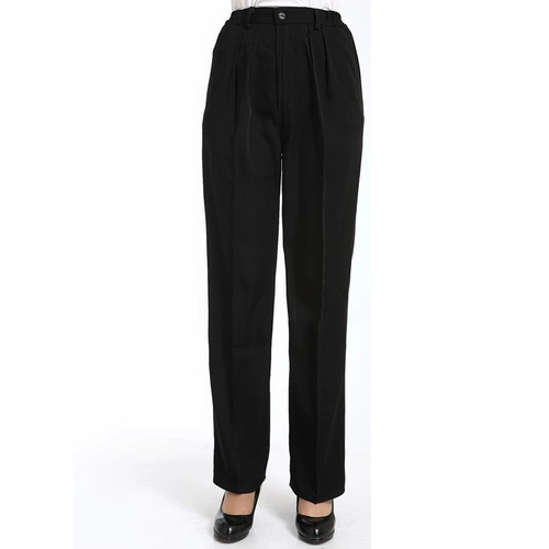 Рабочая униформа, кофейные комнатные осенние штаны, свободный прямой крой, осенняя