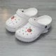 Mùa Hè Mới Croc Giày Xăng Đan Nữ Trắng Y Tá Giày 40 Size Lớn Bao Đầu Dép Đi Biển 41-42-43 Kích Cỡ giày quai hậu nữ đep quai ngang