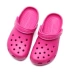 Mùa Hè Mới Croc Giày Xăng Đan Nữ Trắng Y Tá Giày 40 Size Lớn Bao Đầu Dép Đi Biển 41-42-43 Kích Cỡ giày quai hậu nữ đep quai ngang 