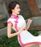 0,8 см Cheongsam Color Ticeced Pink Band -стрип