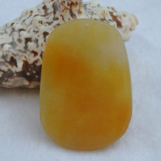 Украшения на шею 云南龙陵黄龙玉吊坠 十二生肖玉牌生肖吊坠 虎玉石项链坠真品包邮