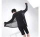 Thanh niên dài đan cardigan nam mùa hè Hàn Quốc phiên bản của thủy triều thương hiệu phần mỏng người đàn ông rỗng của quần áo chống nắng hip hop áo