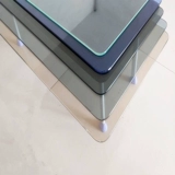 Индивидуальная серая блокно -голубое черно -серое прозрачное стекло