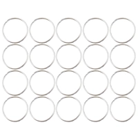 Набор из 20 наборов серебристого цвета (водонепроницаемый и ржаво -защитный)