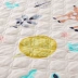 Chăn bông dày Hàn Quốc dễ thương trẻ em hoạt hình chăn bông trải giường ren xù lông mỏng mảnh duy nhất - Trải giường