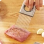 Nhà bếp nướng thịt gà bít tết hướng dẫn sử dụng đa chức năng thiết bị cắt tenderizer 304 dao thép không gỉ và ngã ba thịt thông kim chảo chống dính cao cấp