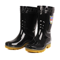Подлинный возвращающийся радио дождь Balta's Men's Men's Loth -Slip Rain Boots черная говядина герцог подводной черный ботинок обувь