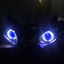 Yamaha R1 12 13 14 YZF-R1 lắp ráp đèn pha Xenon đôi ống kính thiên thần mắt quỷ - Đèn HID xe máy 	đèn pha led 7 màu xe máy Đèn HID xe máy