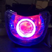 Yue Shuai đèn pha Yue Shuai GD110 Xenon đèn lắp ráp ống kính thiên thần mắt quỷ mắt biến đổi xenon đèn mắt cá - Đèn HID xe máy