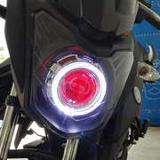 Xe máy Haojiang HJ125-17 Jinfeng HJ150-17 Đèn pha hội Xenon Light Angel Eye Devil Eye Lens - Đèn HID xe máy