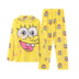 Mùa đông dày flannel cha mẹ-con đôi đồ ngủ gia đình phim hoạt hình xốp bé san hô lông cừu nhà dịch vụ phù hợp đồ đôi nam nữ Cặp đôi