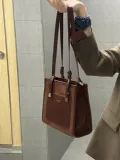 Трендовая квадратная ретро универсальная портативная сумка на одно плечо, изысканный стиль, коллекция 2023