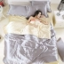 Mùa hè lụa quilt cover lụa lụa trượt băng mát mẻ duy nhất đôi giường quilt cover 150x200cm200 * 230cm Quilt Covers