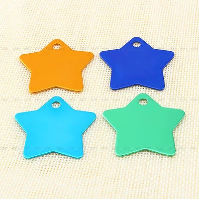 Бренд -бренд звезда алюминиевый бренд для питомца окисление подвески для окисления собак