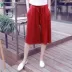 Có thể được đeo bên ngoài của phụ nữ mùa hè mỏng phương thức XL bảy quần rộng quần chân quần lỏng váy quần đồ ngủ nhà quần