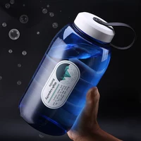 Cốc dung tích lớn ly nhựa cốc thể thao ngoài trời cầm tay thể thao chống rơi cốc nước lớn 2000ml - Tách bình đựng nước uống