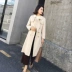 Kate Wang Hao với đoạn mùa thu và mùa đông mới dài nữ Albarka len hai mặt áo khoác alpaca áo khoác áo khoác uniqlo nữ Áo len lót đôi
