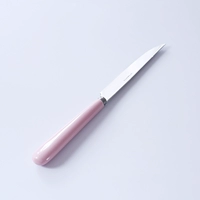 Розовый керамический основной обеденный нож