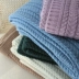 Phong cách tối giản màu vào mùa thu và mùa đông chăn đan len mền chăn mền miễn phí chân vận chuyển của ghế sofa giường giản dị kiểu Mỹ đi xe khăn khăn - Ném / Chăn Ném / Chăn