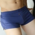 [Mô hình giải phóng mặt bằng] Quần short cotton thể thao eo thấp nhà quần boxer bốn góc đồ lót nam sịp Vòng eo thấp